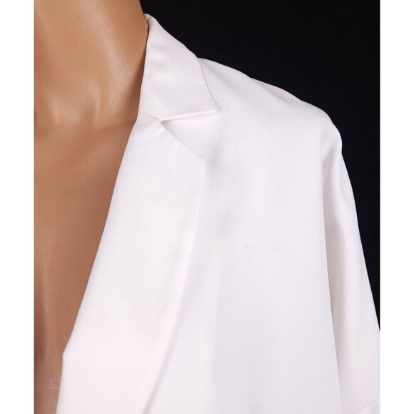 MM6 Maison Margiela Classic Blazer Size 42 US 6 White NWT $880 - Picture 4 of 14